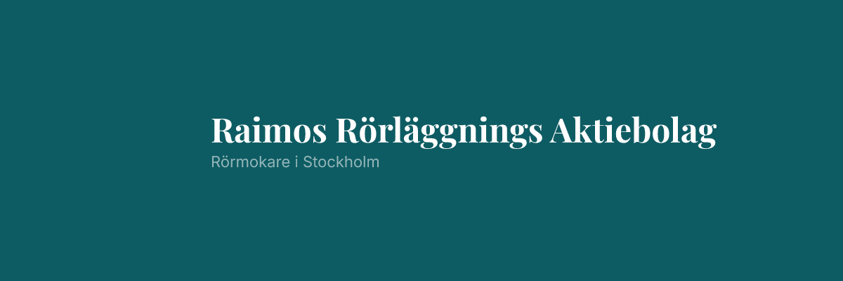 Raimos Rörläggnings Aktiebolag