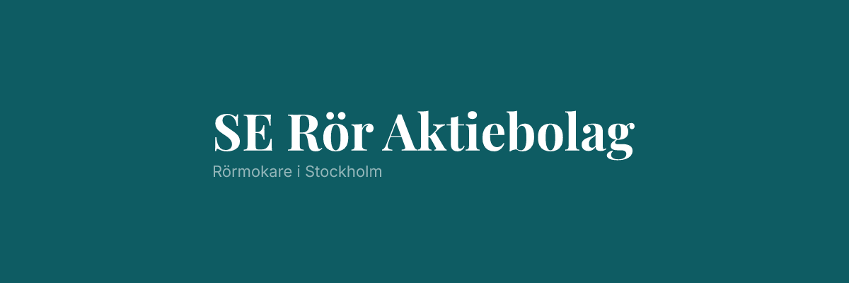 SE Rör Aktiebolag