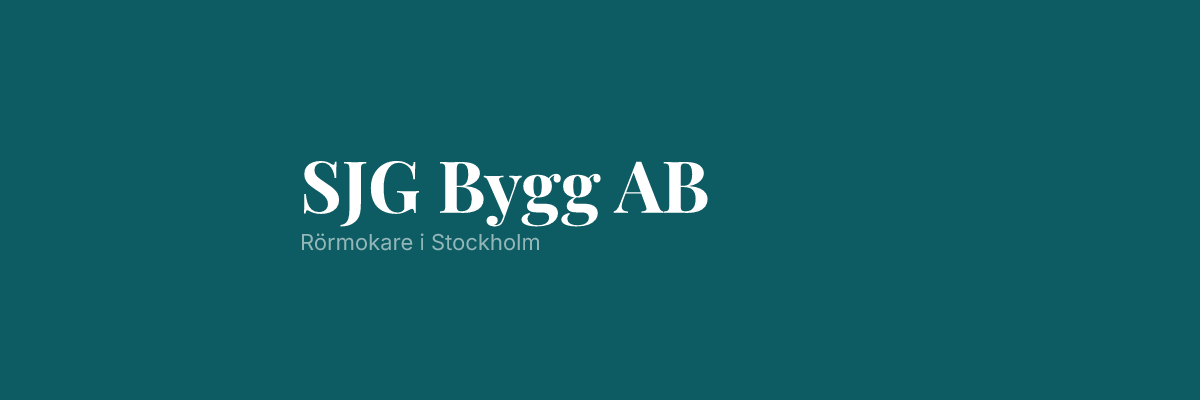 SJG Bygg AB