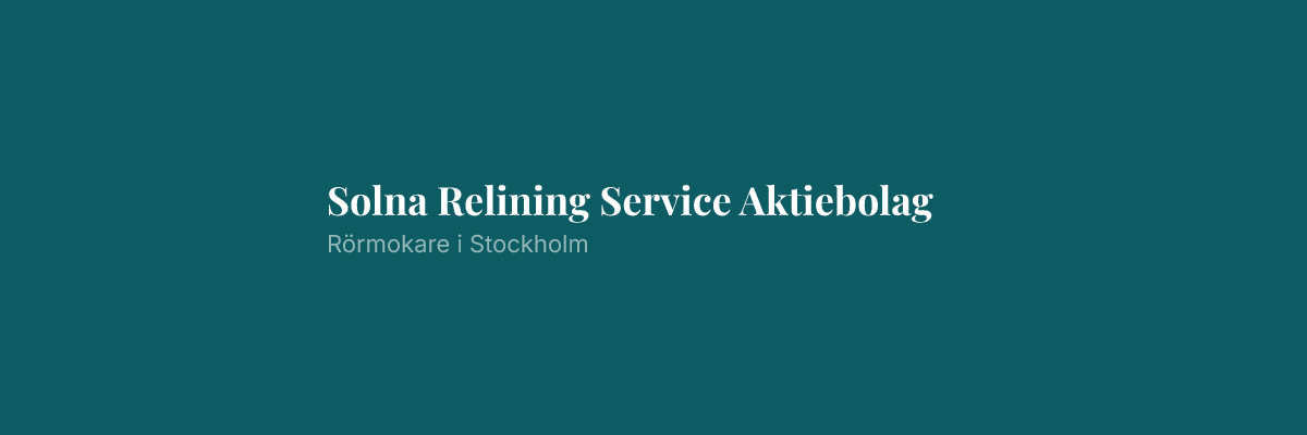 Solna Relining Service Aktiebolag