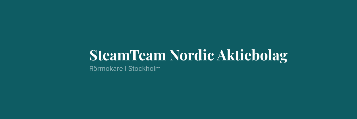 SteamTeam Nordic Aktiebolag