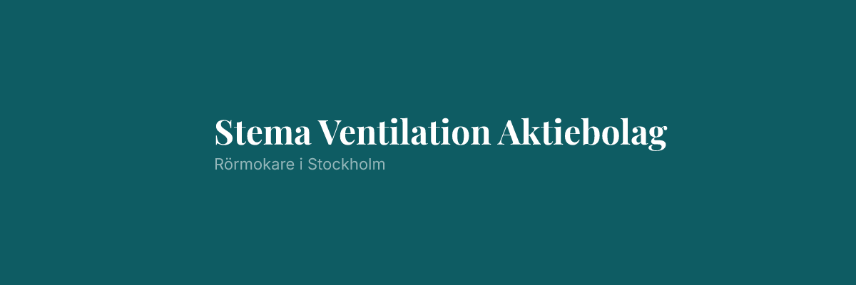 Stema Ventilation Aktiebolag