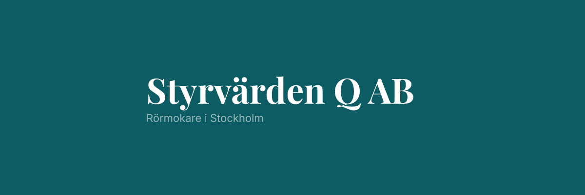 Styrvärden Q AB