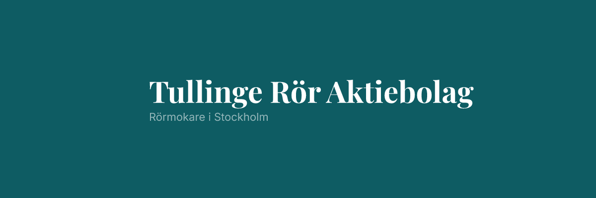 Tullinge Rör Aktiebolag