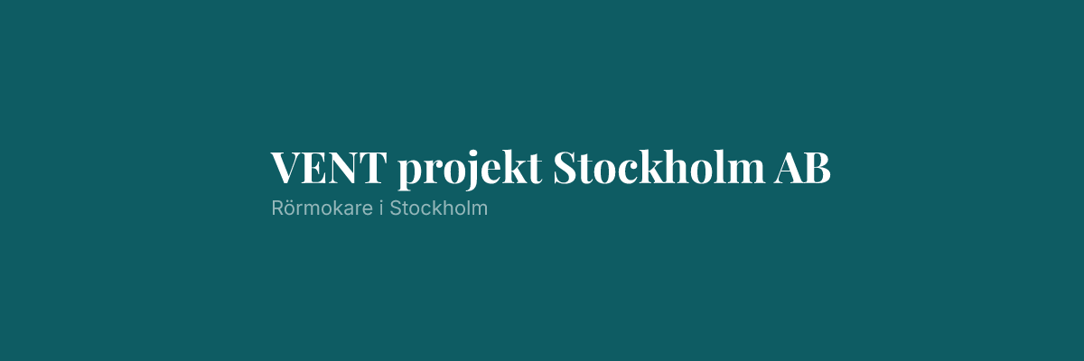 VENT projekt Stockholm AB