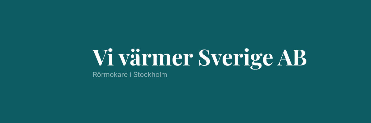 Vi värmer Sverige AB