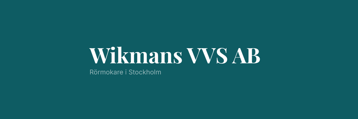 Wikmans VVS AB