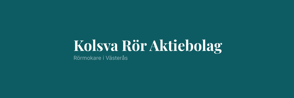 Kolsva Rör Aktiebolag