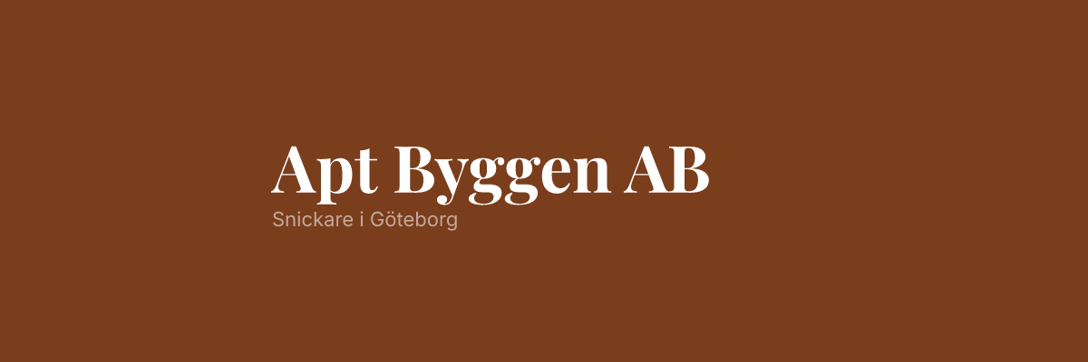 Apt Byggen AB