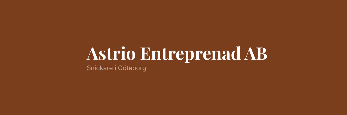 Astrio Entreprenad AB