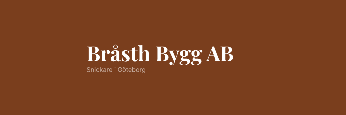Bråsth Bygg AB