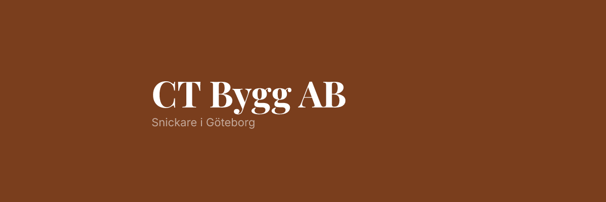 CT Bygg AB