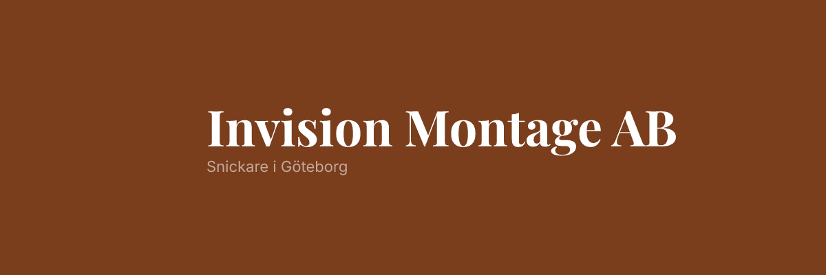 Invision Montage AB