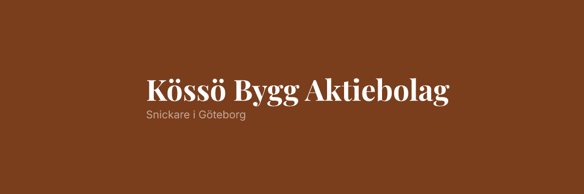 Kössö Bygg Aktiebolag