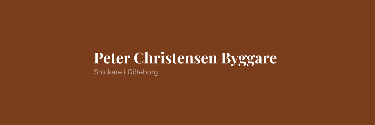 Peter Christensen Byggare