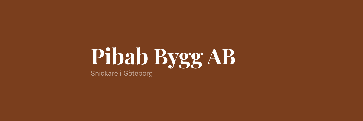 Pibab Bygg AB