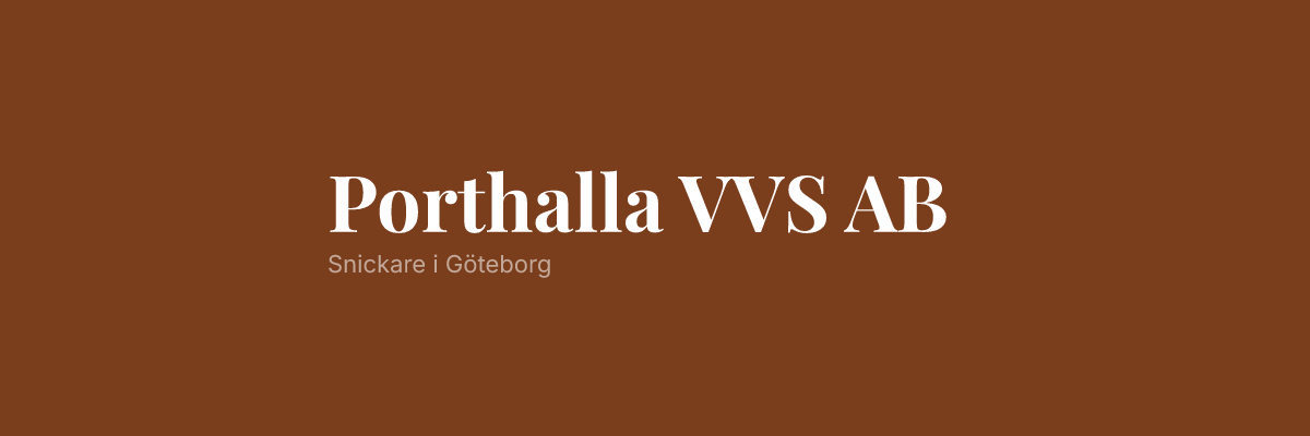 Porthalla VVS AB