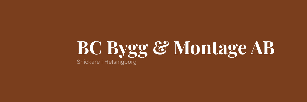 BC Bygg & Montage AB