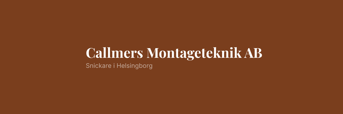 Callmers Montageteknik AB