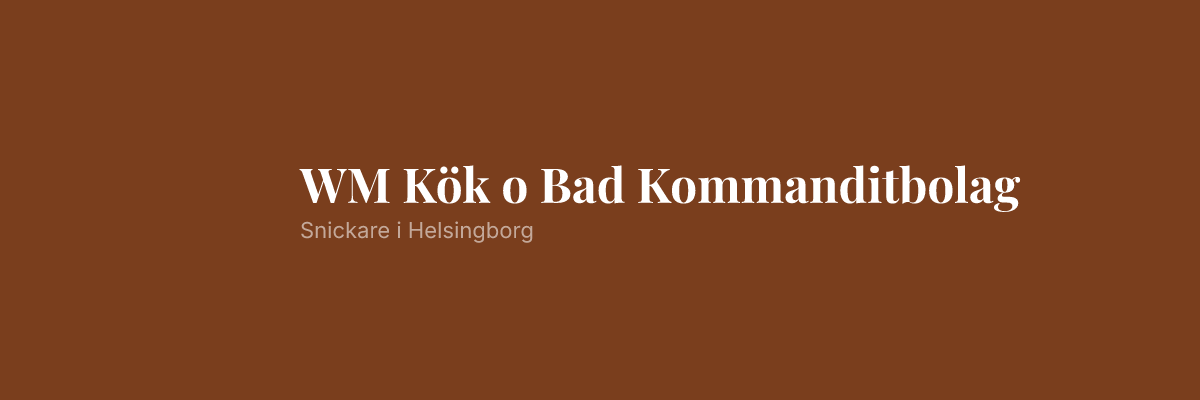 WM Kök o Bad Kommanditbolag