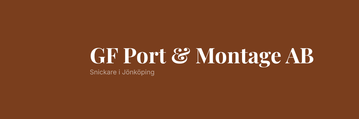 GF Port & Montage AB