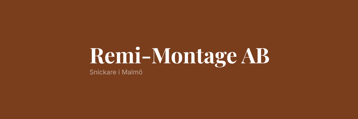 Remi-Montage AB