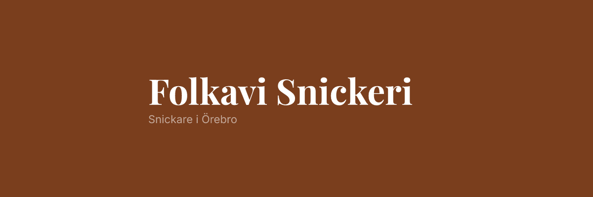 Folkavi Snickeri