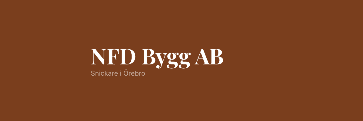 NFD Bygg AB