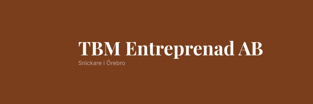 TBM Entreprenad AB