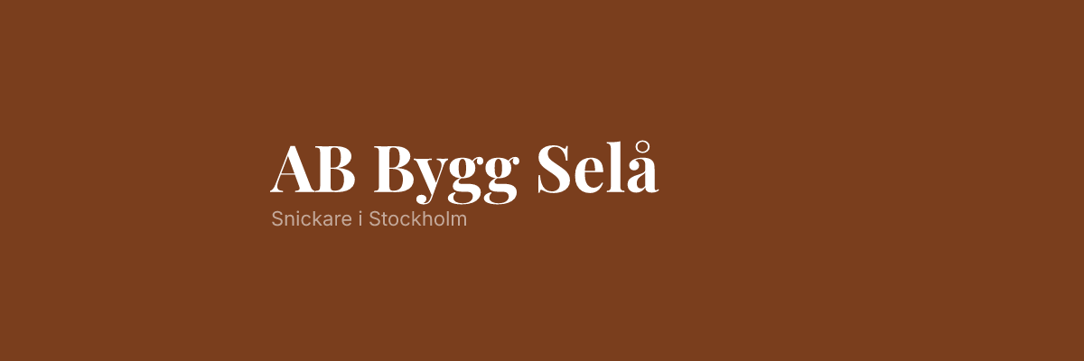 AB Bygg Selå