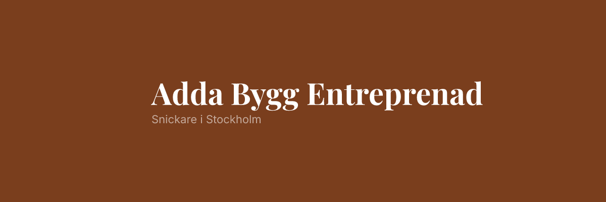 Adda Bygg Entreprenad