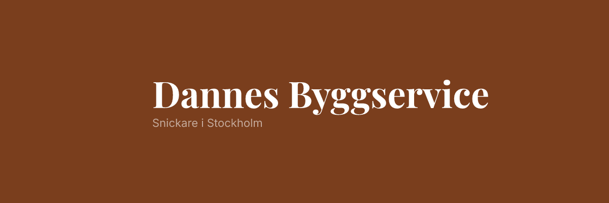 Dannes Byggservice