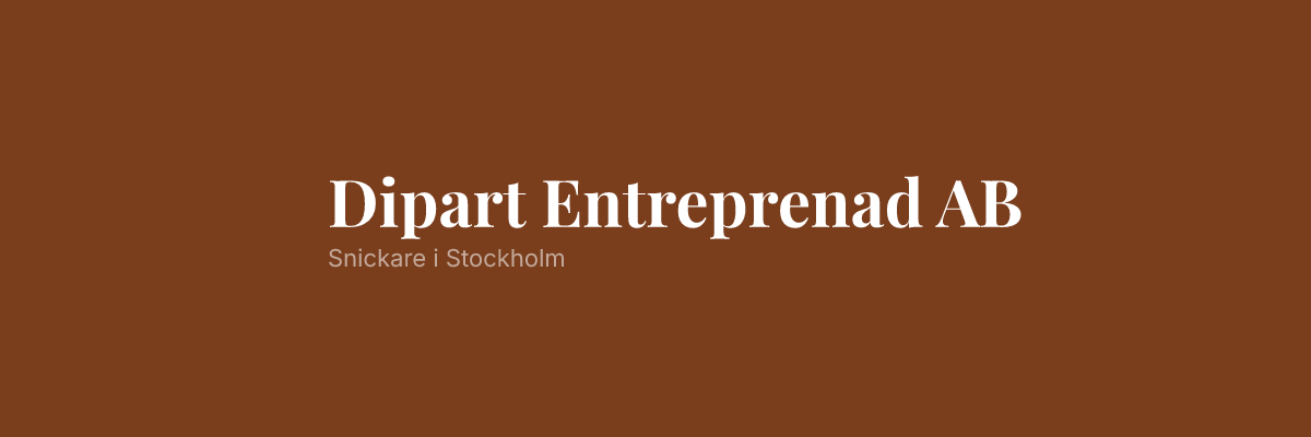 Dipart Entreprenad AB