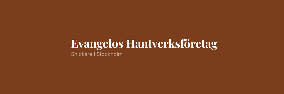 Evangelos Hantverksföretag
