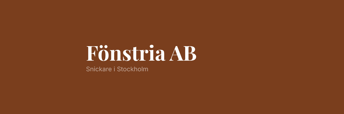 Fönstria AB