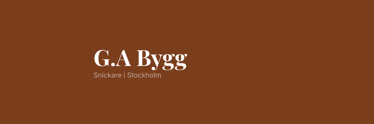 G.A Bygg