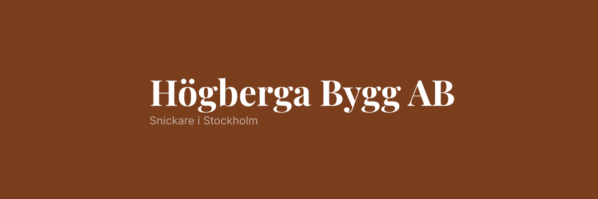 Högberga Bygg AB