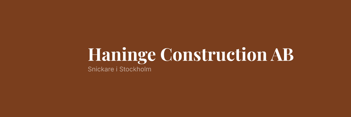 Haninge Construction AB