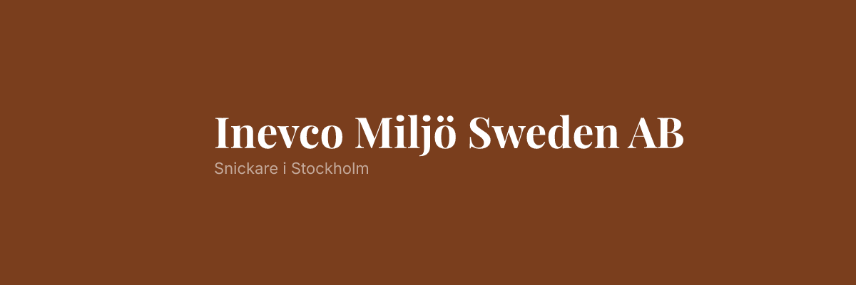 Inevco Miljö Sweden AB