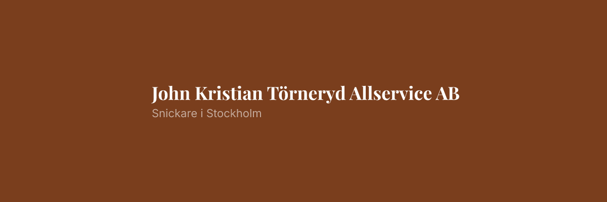 John Kristian Törneryd Allservice AB