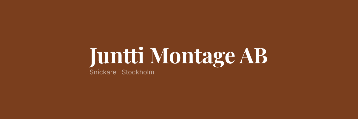 Juntti Montage AB