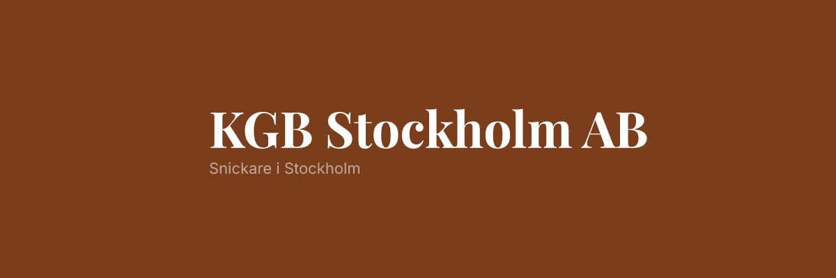 KGB Stockholm AB