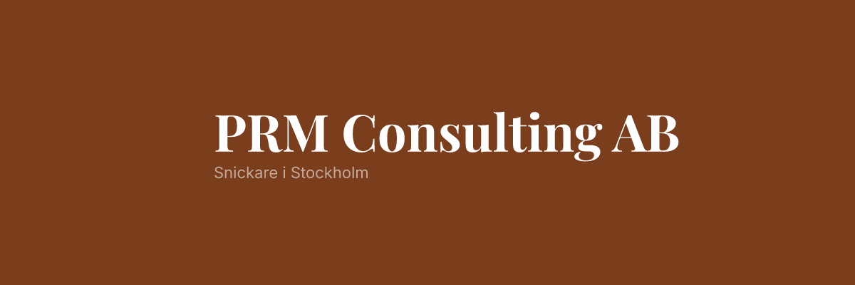 PRM Consulting AB