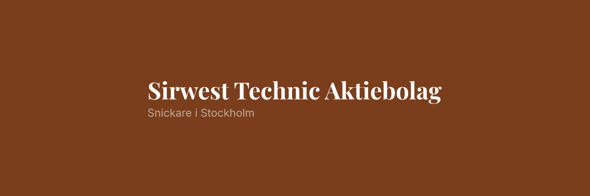 Sirwest Technic Aktiebolag