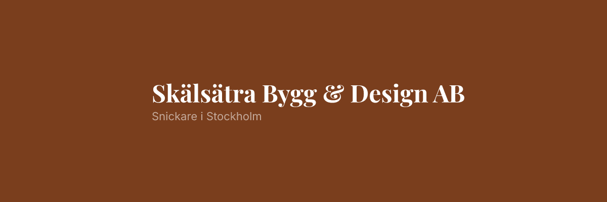 Skälsätra Bygg & Design AB
