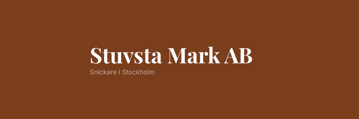 Stuvsta Mark AB