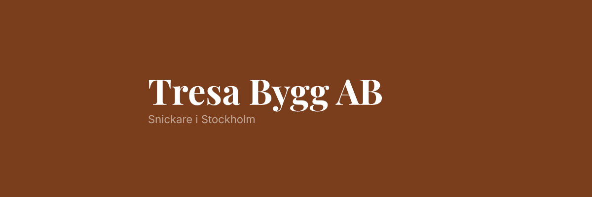 Tresa Bygg AB
