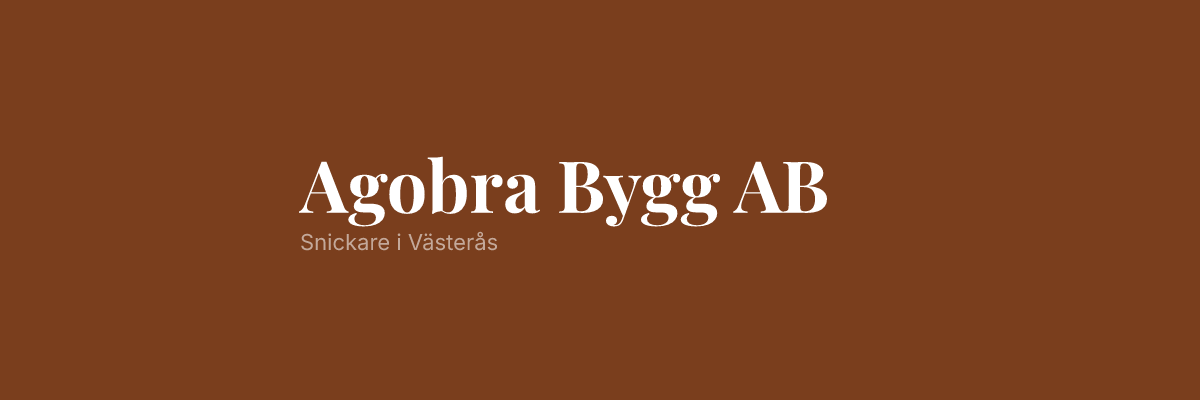 Agobra Bygg AB