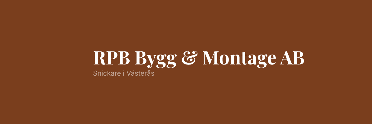 RPB Bygg & Montage AB