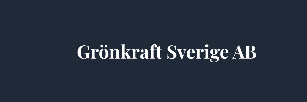 Grönkraft Sverige AB – Solceller i Göteborg